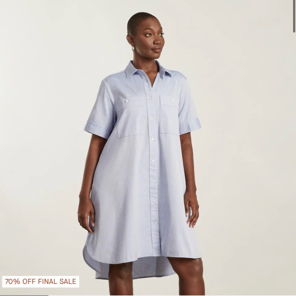 Everlane Daytripper Shirt Dress, Blue